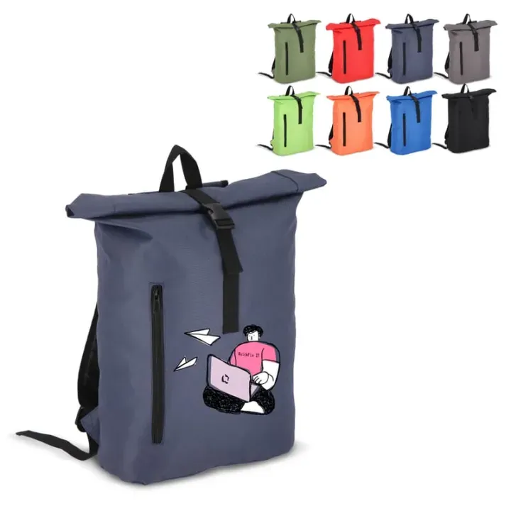R-PET 600D Rolltop backpack 20L - LT95350 (gadzety reklamowe)